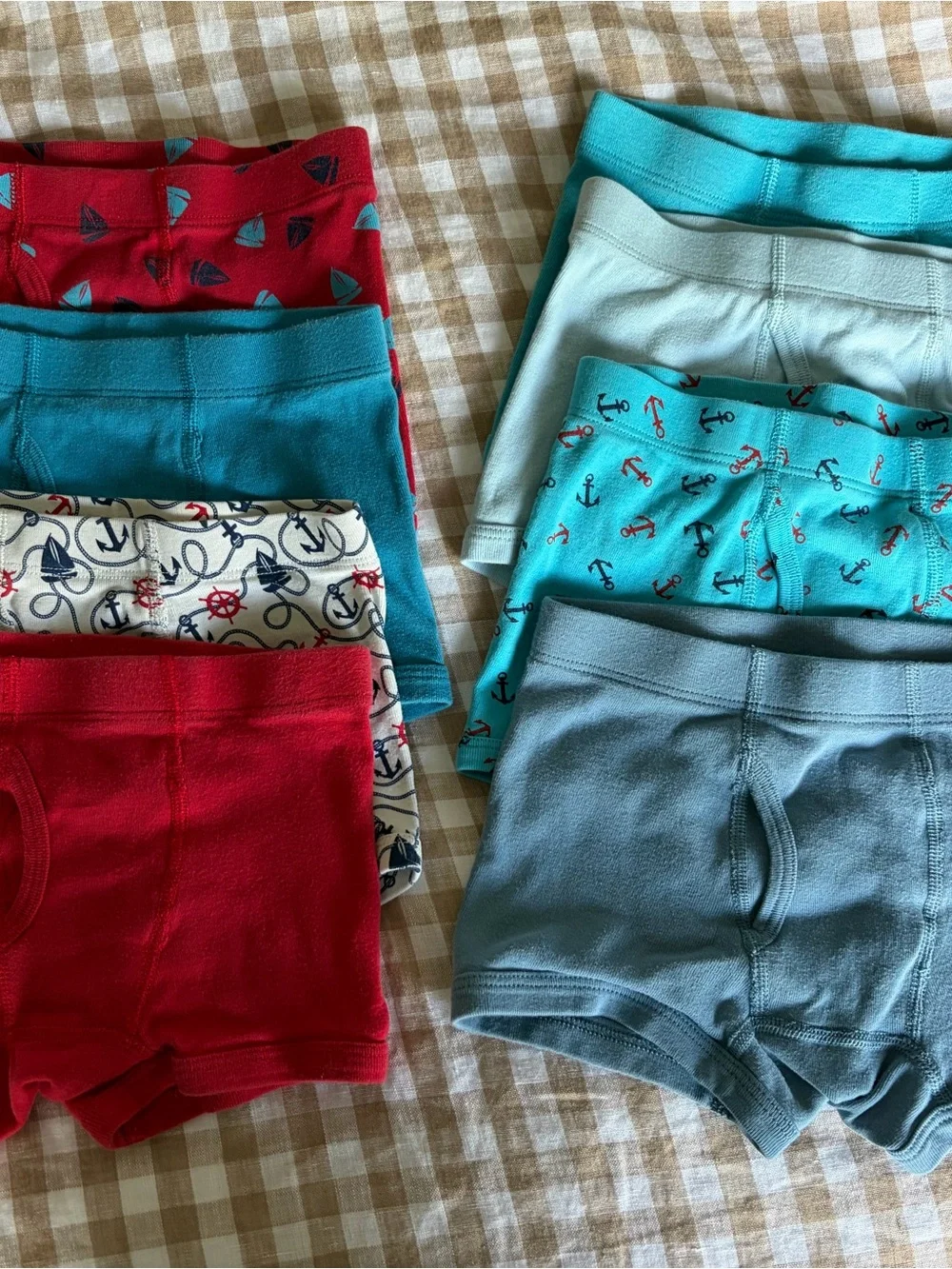 Boys' 4/5 underwear in Red, Teal, Light Blue, Navy - Picture 1 of 2